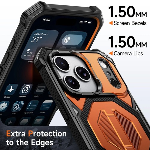Luxury magnetic armor case - luxury,
