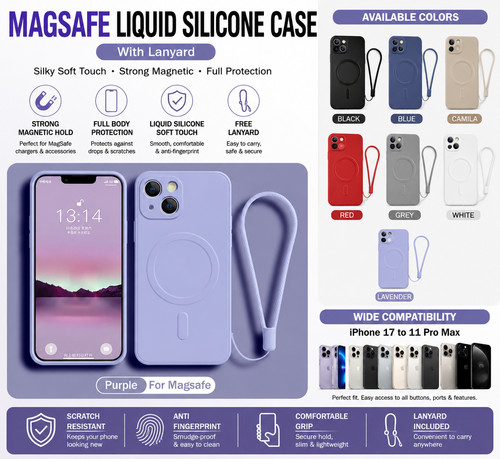 Magnetic magsafe silicone - magnetic,