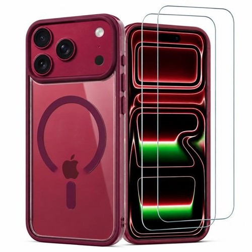 Shockproof magnetic clear - clear, case