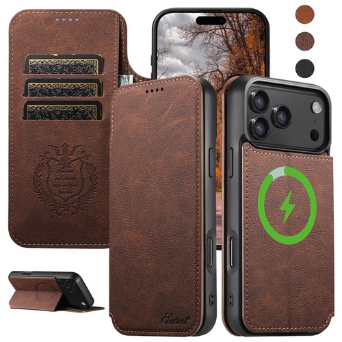 Magsafe leather wallet case - magsafe,