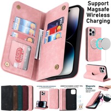 Flip Leather Wallet Card Slot