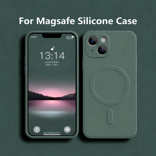 Magnetic magsafe silicone case - silicone,